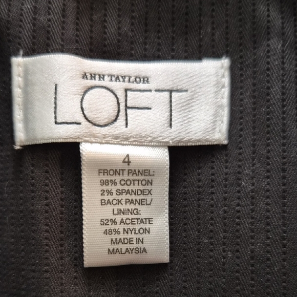 LOFT Black Tailored Vest - Picture 2 of 5